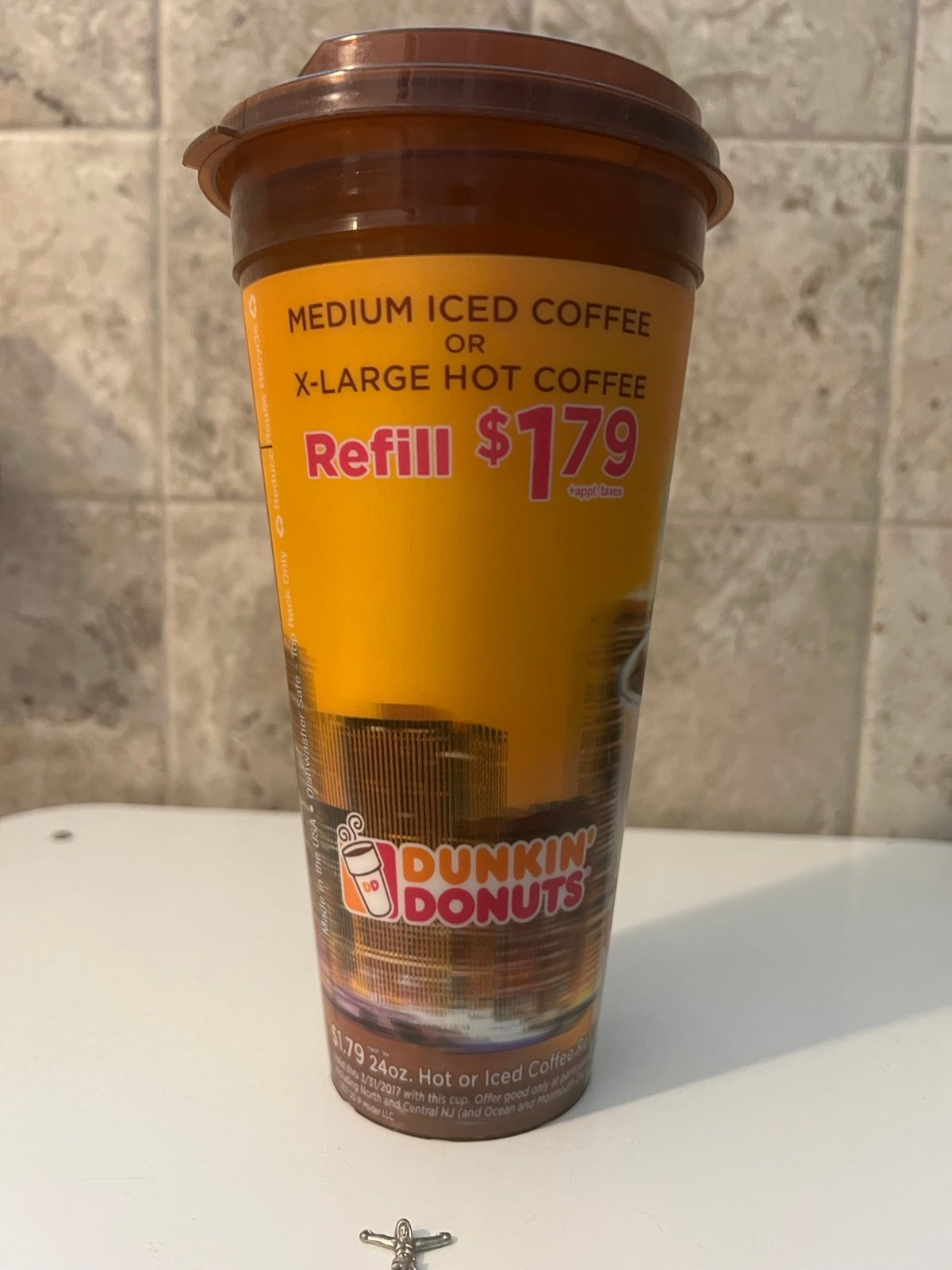 Dunkin Refill Bottle