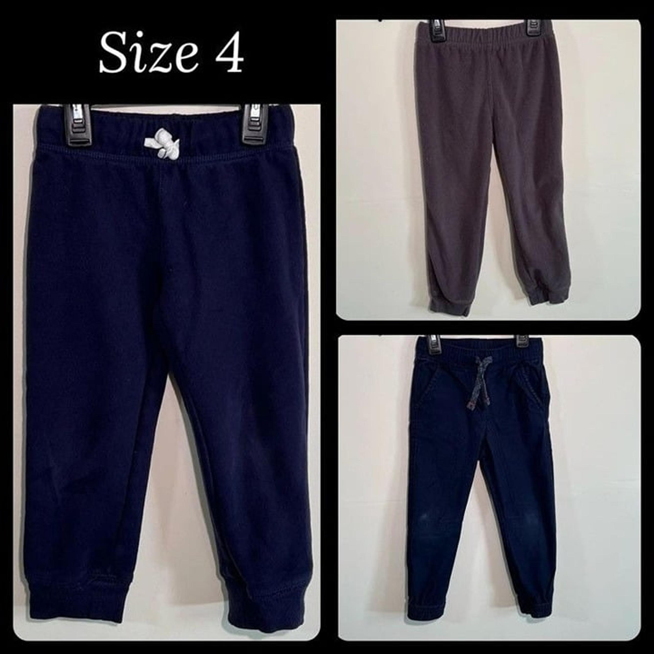 Boys Carter’s & 365 Kids Pants/Joggers Size 4