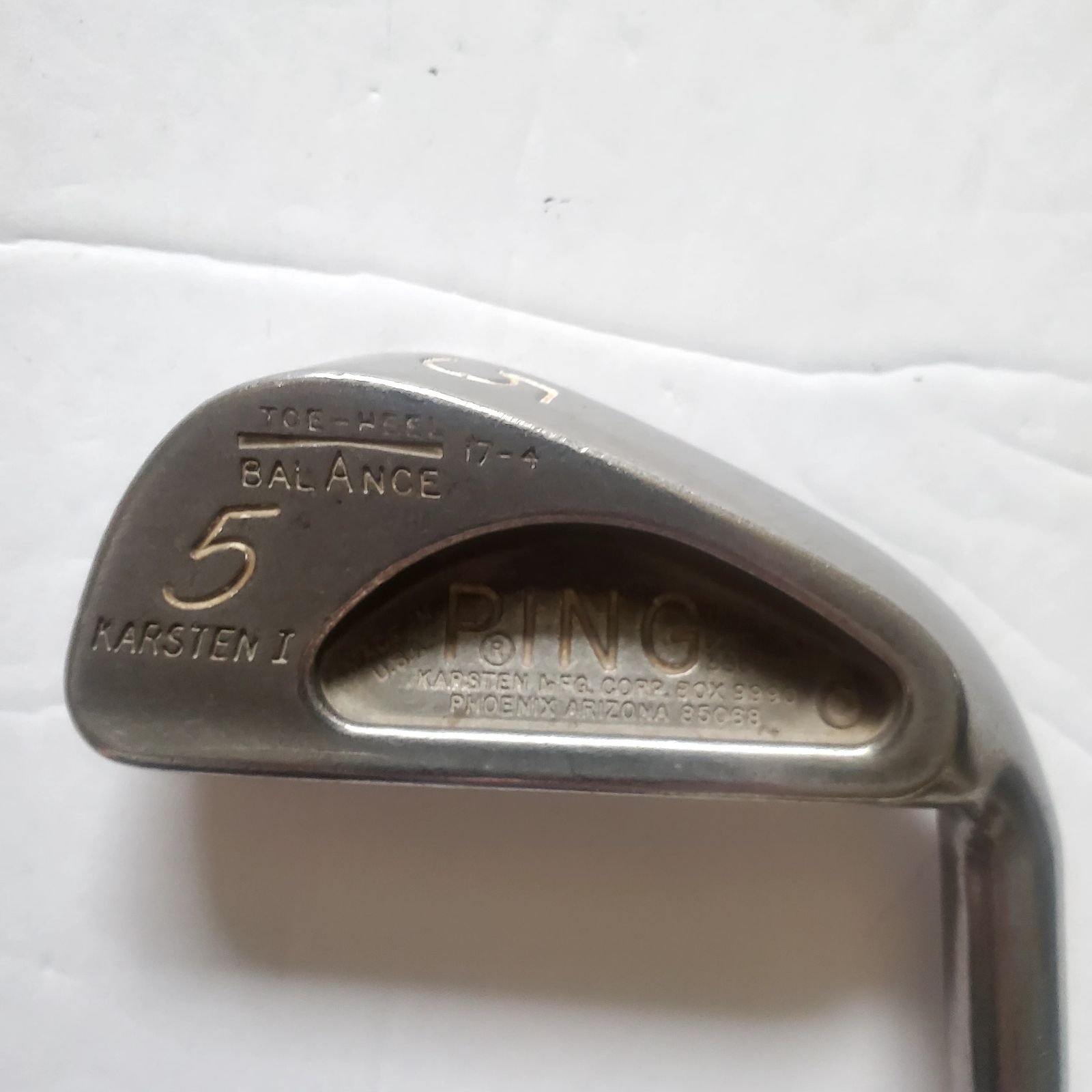 Vintage Ping Karsten I 5 Iron Toe/Heel Balanced