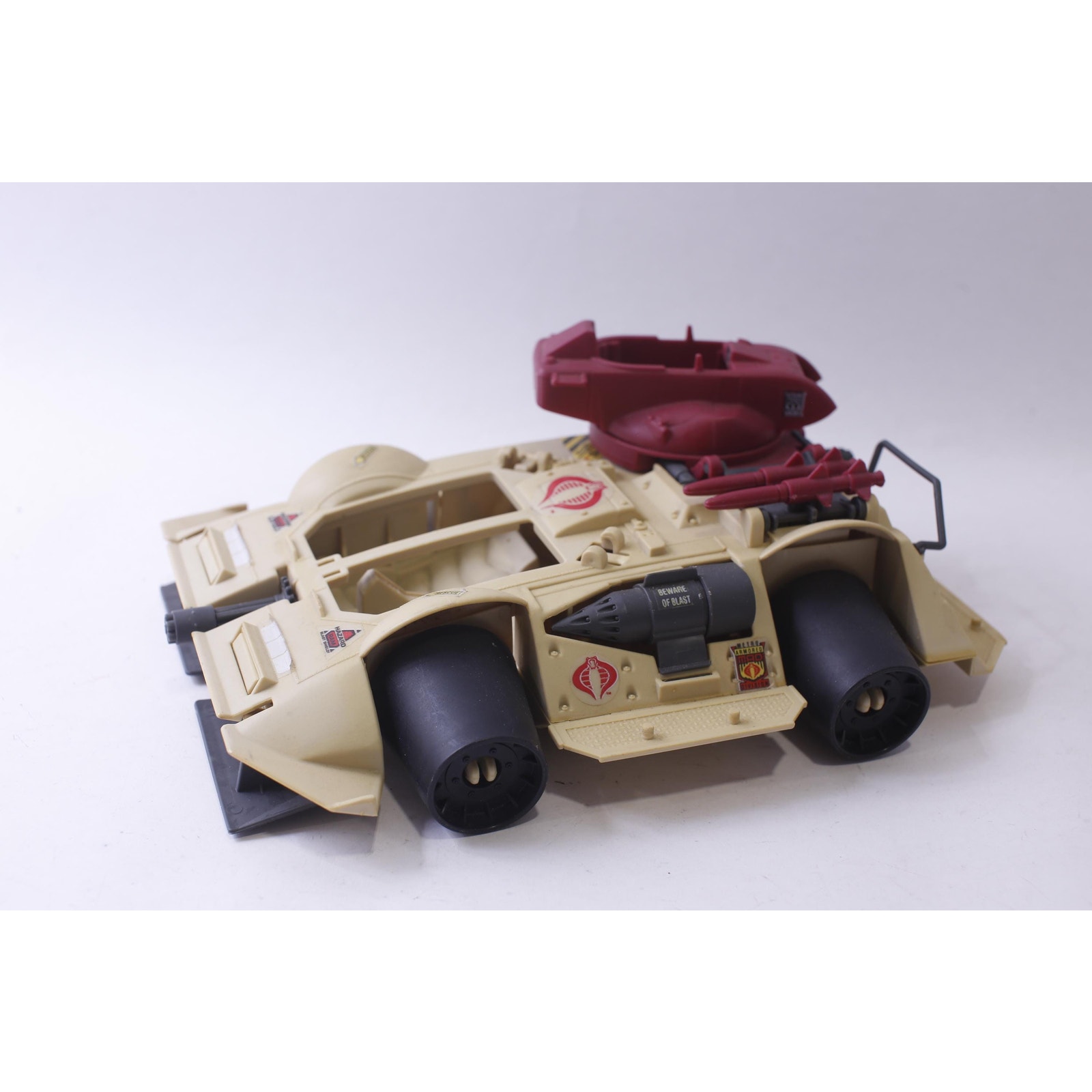 GI Joe, Cobra Rage, Toy Vehicle, 1990, Hasbro, Incomplete, VintageSHC-045