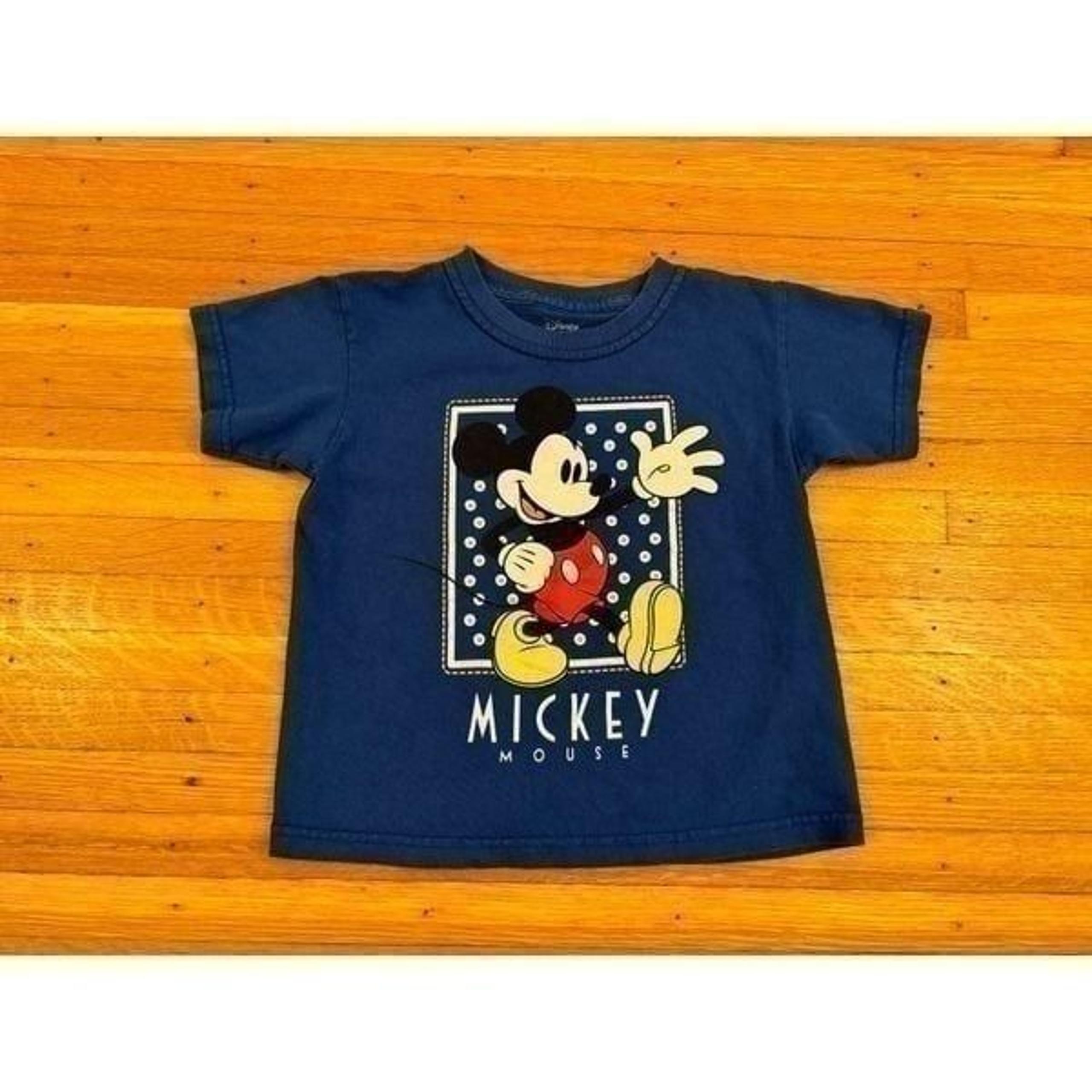 Disney Mickey Mouse blue short sleeve tee shirt
