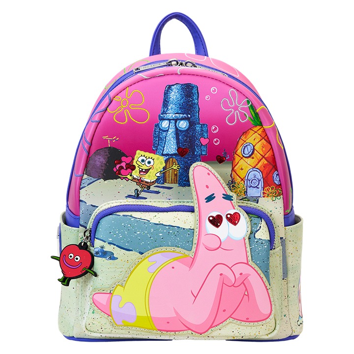 ❄️New❄️SpongeBob SquarePants & Patrick Star Hearts Mini Backpack