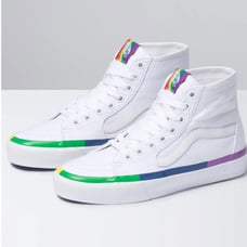 New VANS Rainbow Foxing Sk8-Hi Tapered Shoes M 5.5 W 7