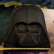 Darth Vader Travel Suitcase with light up wheels