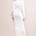 Club London White Satin Dress