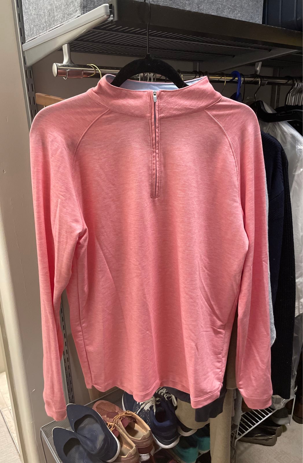 Peter millar pink zip up small