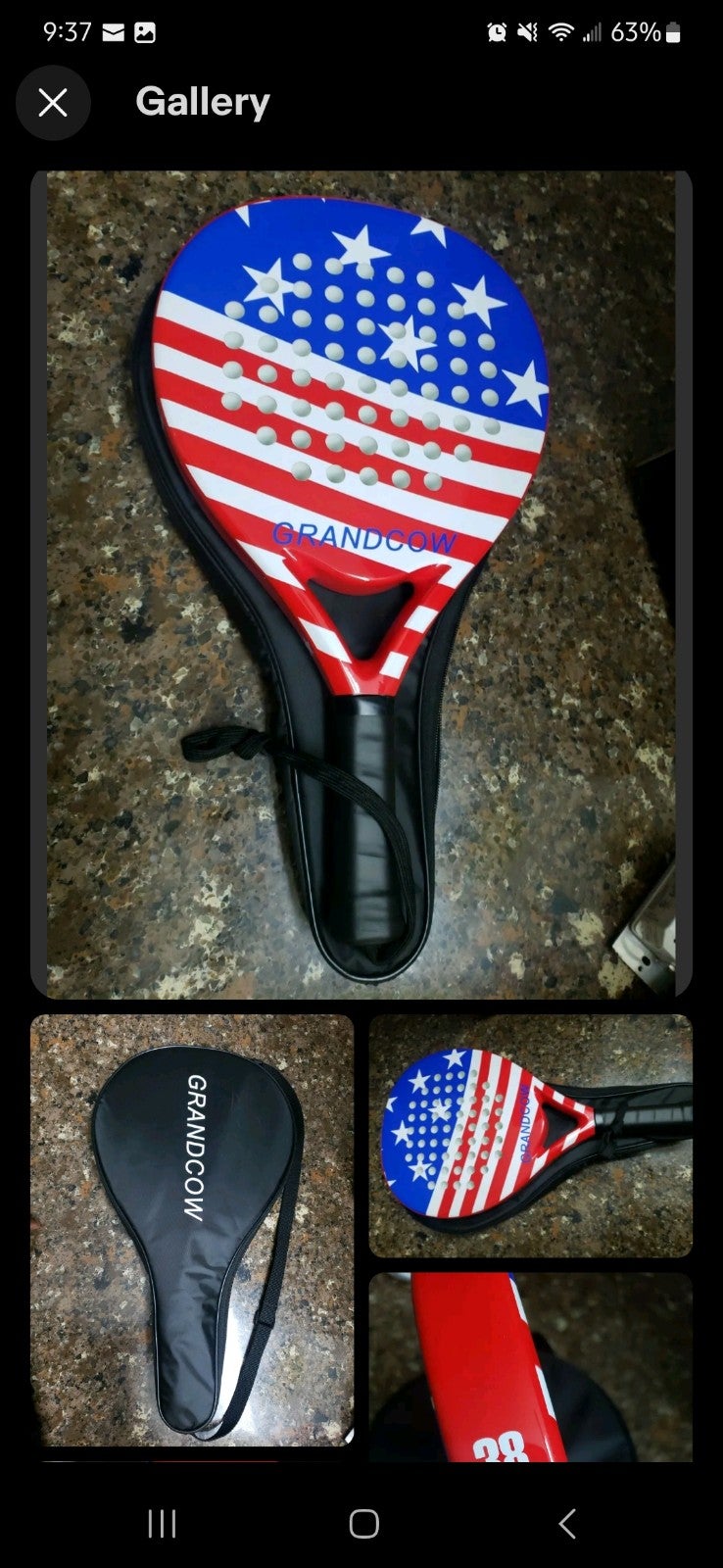 Carbon fiber pickle ball Racket