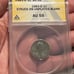 1983 D 1c struck on UNPLATED blank