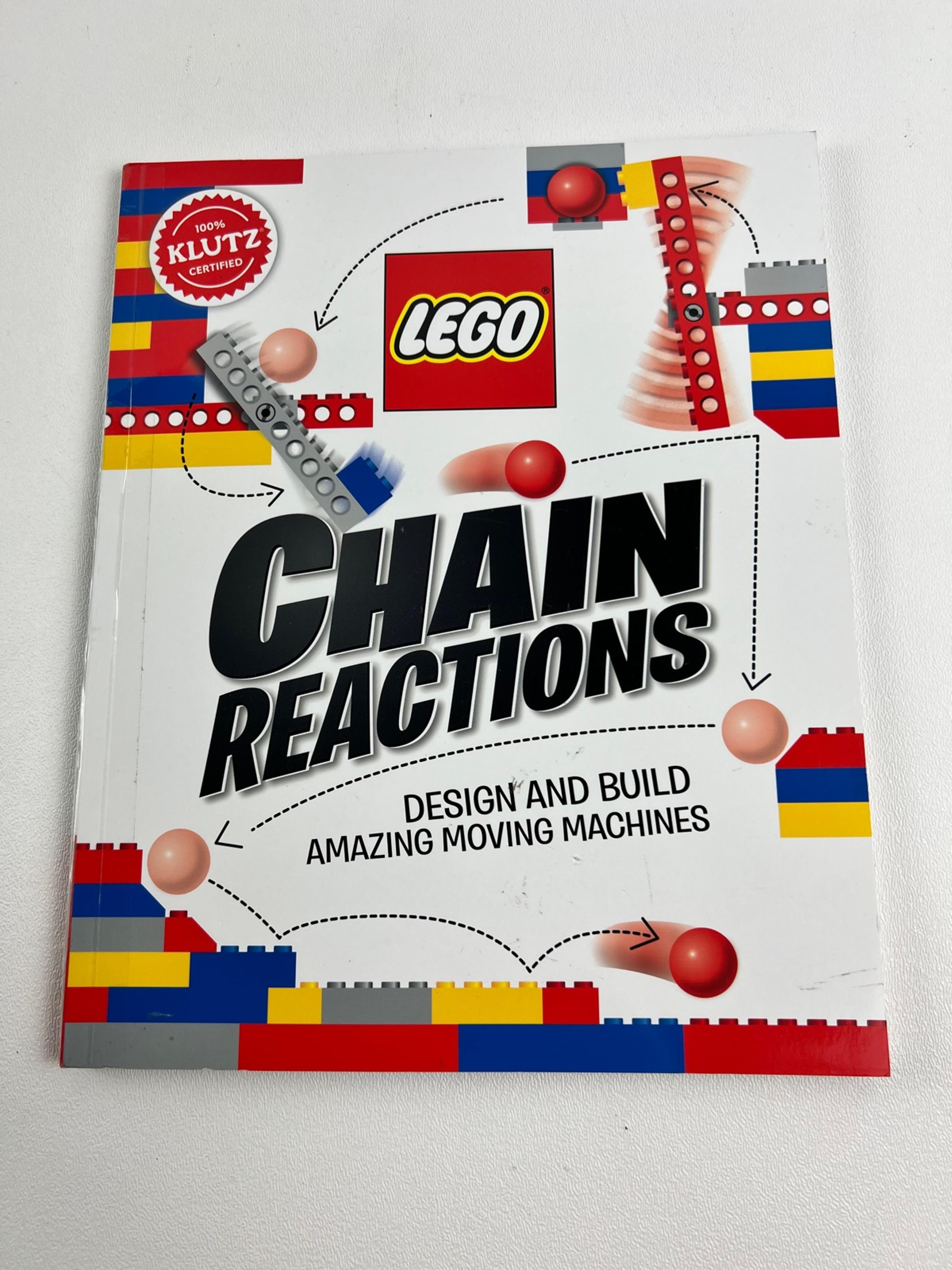 LEGO Chain Reactions (Klutz Science/STEM Activity Kit), 9" Length x 1.06" Width