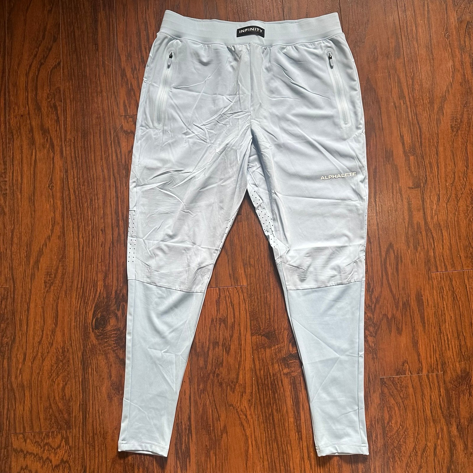 Alphalete Infinity baby blue Active Train Running Jogger Pants men’s large