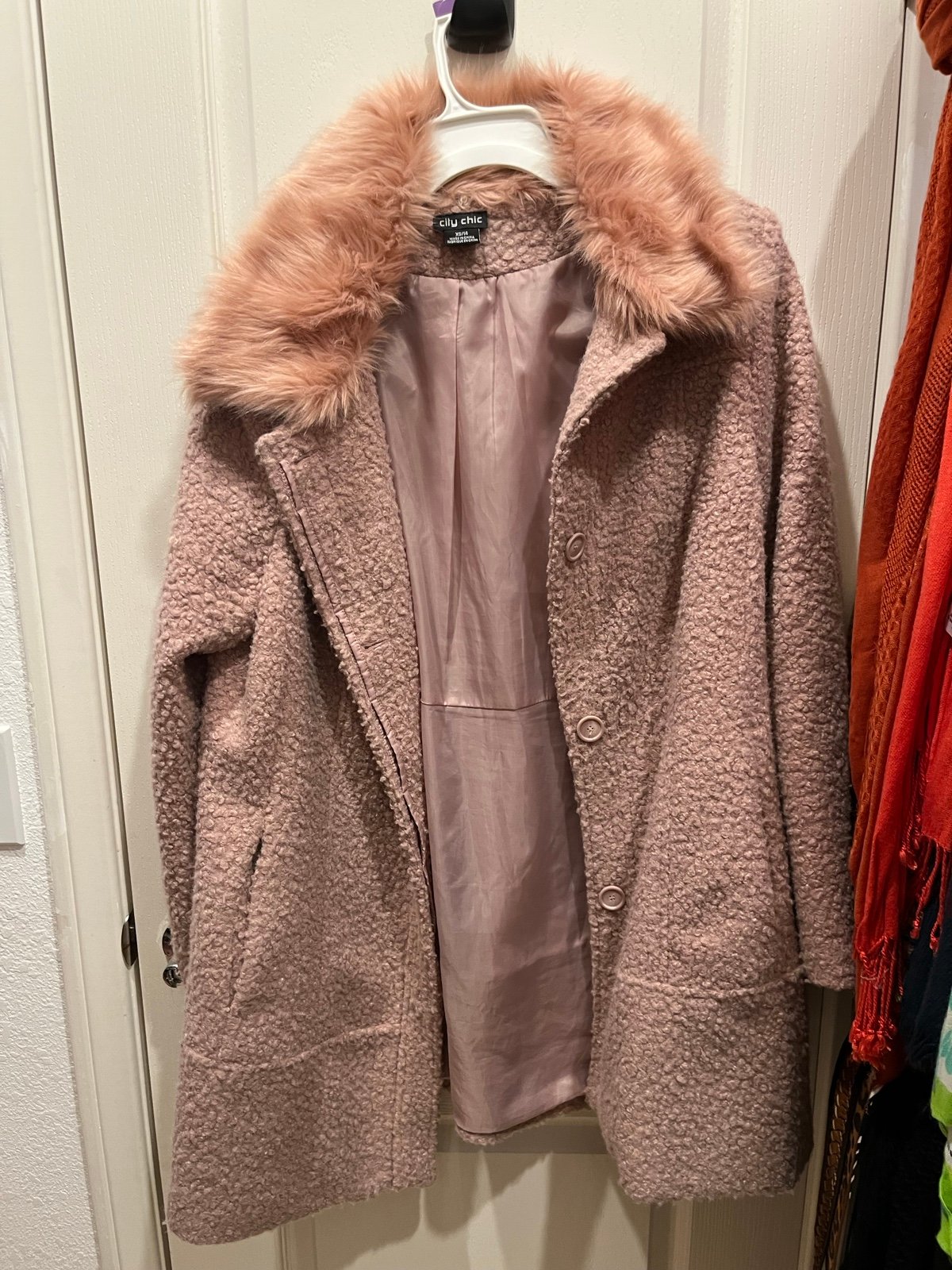 City chic pink jacket seeet dreams