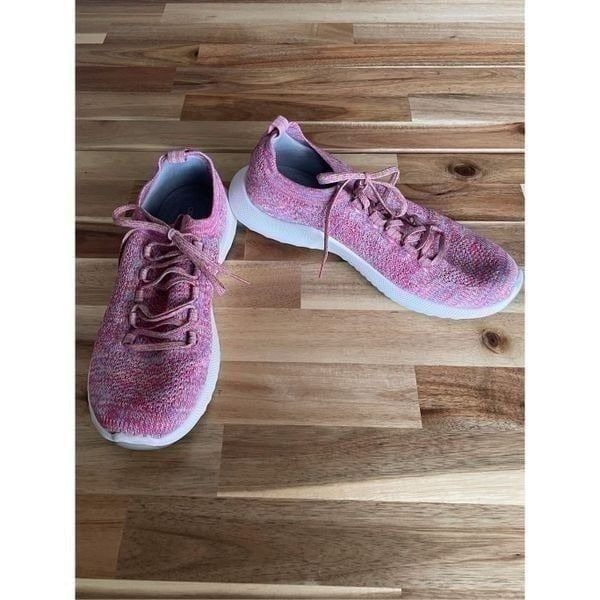 Aetrex Carly Pink Arch Support Sneaker