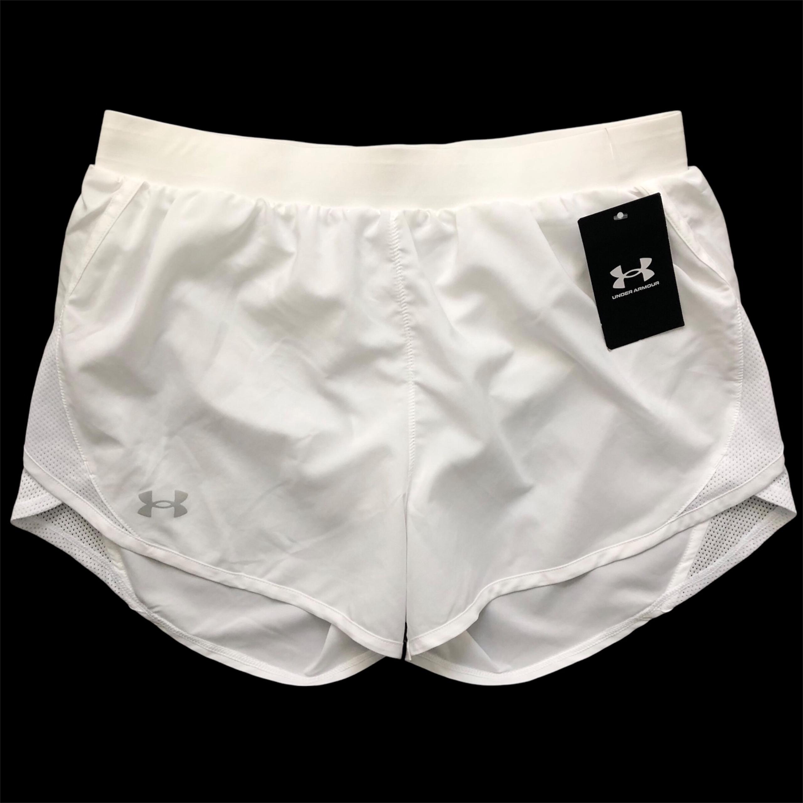 NWT Under Armour Heat Gear Fly By 2.0 Women Running Shorts Loose - S -Gym Active