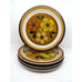 Chadds Ford Aloha Stoneware 10.5 Dinner Plates Bundle of 4