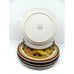 Chadds Ford Aloha Stoneware 10.5 Dinner Plates Bundle of 4