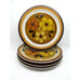 Chadds Ford Aloha Stoneware 10.5 Dinner Plates Bundle of 4