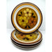 Chadds Ford Aloha Stoneware 10.5 Dinner Plates Bundle of 4