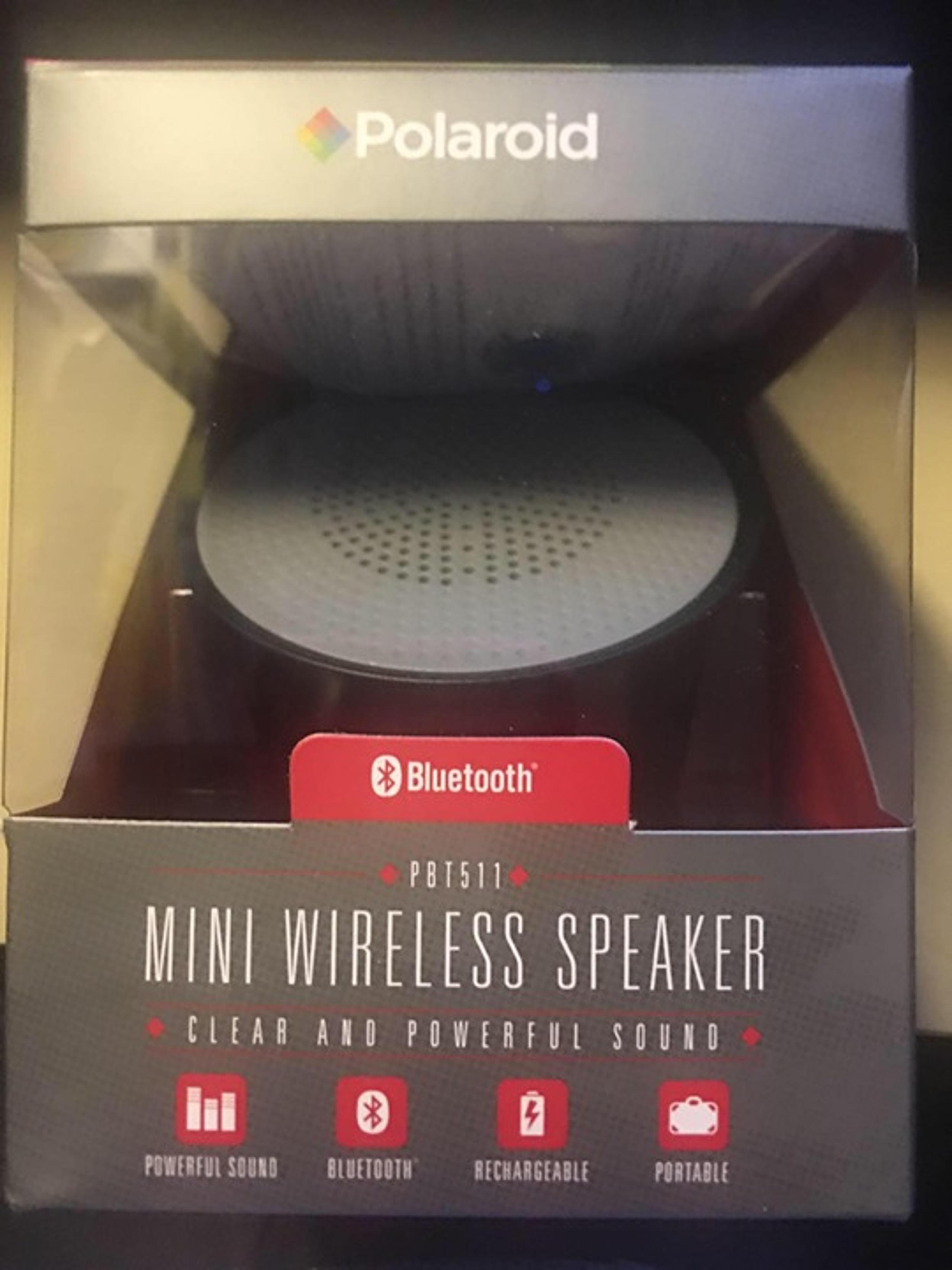 Polaroid PBT511-BL Wireless Bluetooth Mini Speaker (Black) - New