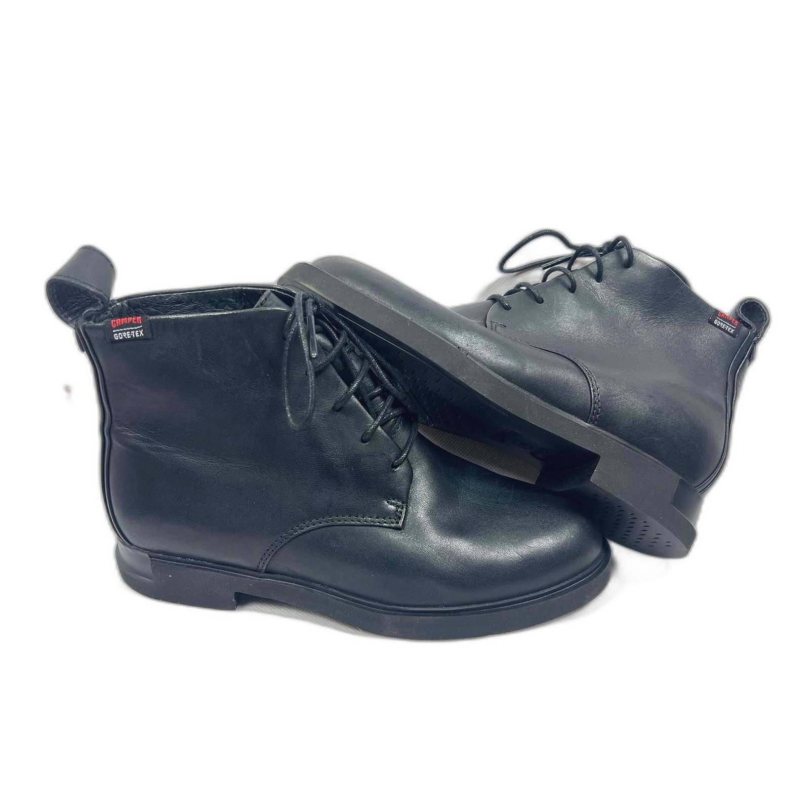 NWOT CAMPER Iman Women’s 5 EU 35 GORE-TEX Black Leather Chukka Boots 245 MSRP