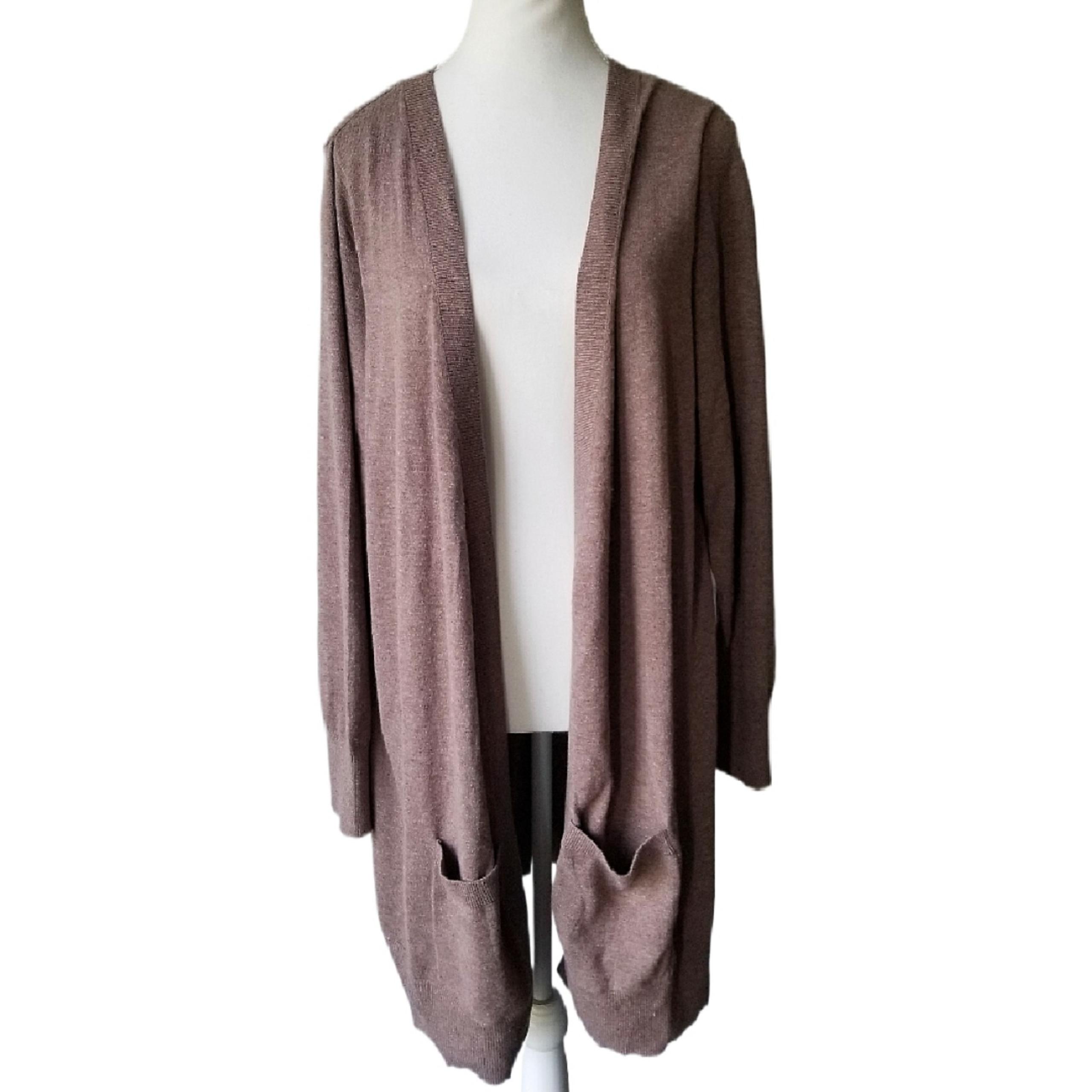 NWOT Old Navy Women's Plus Knit Open Cardigan Lightweight Sweater Casual Work 2X