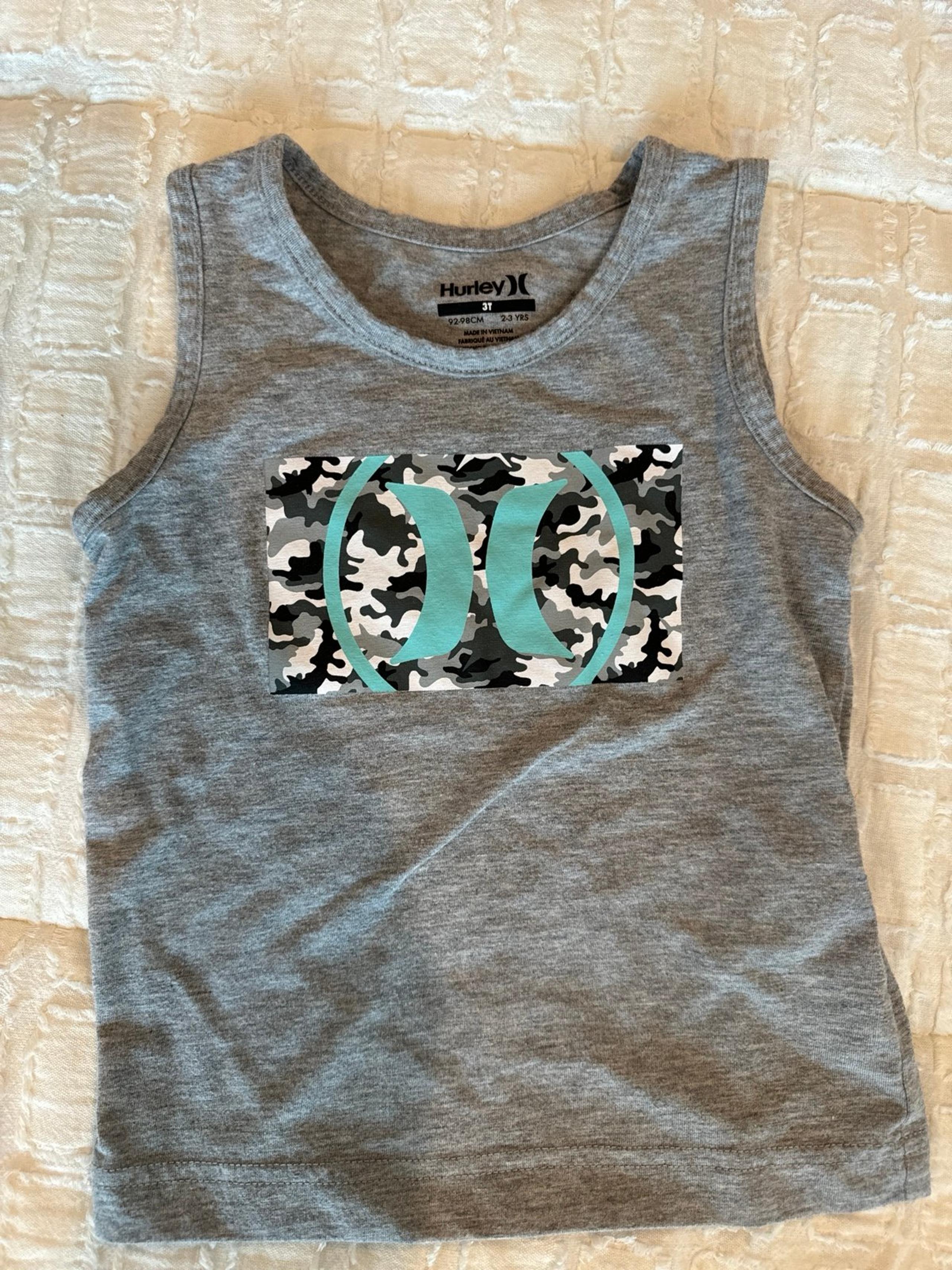 Hurley toddler boys tank top size 3T