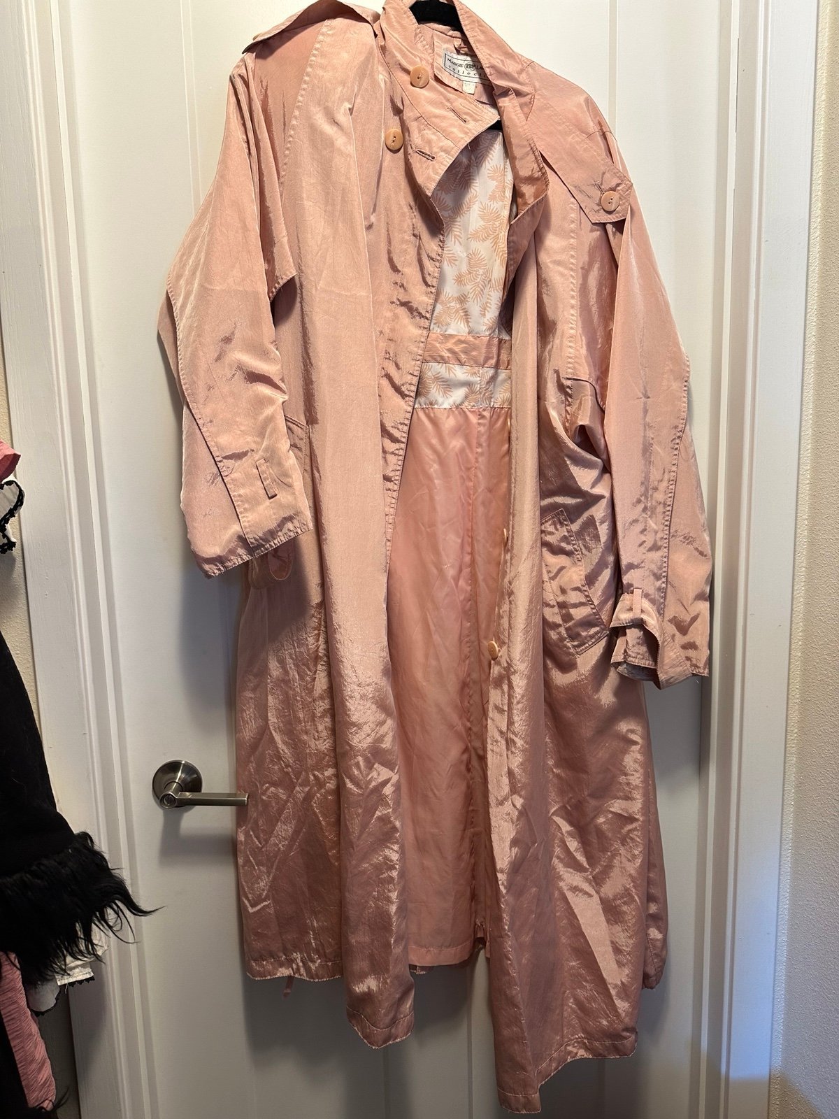 Vintage Pink Long Coat