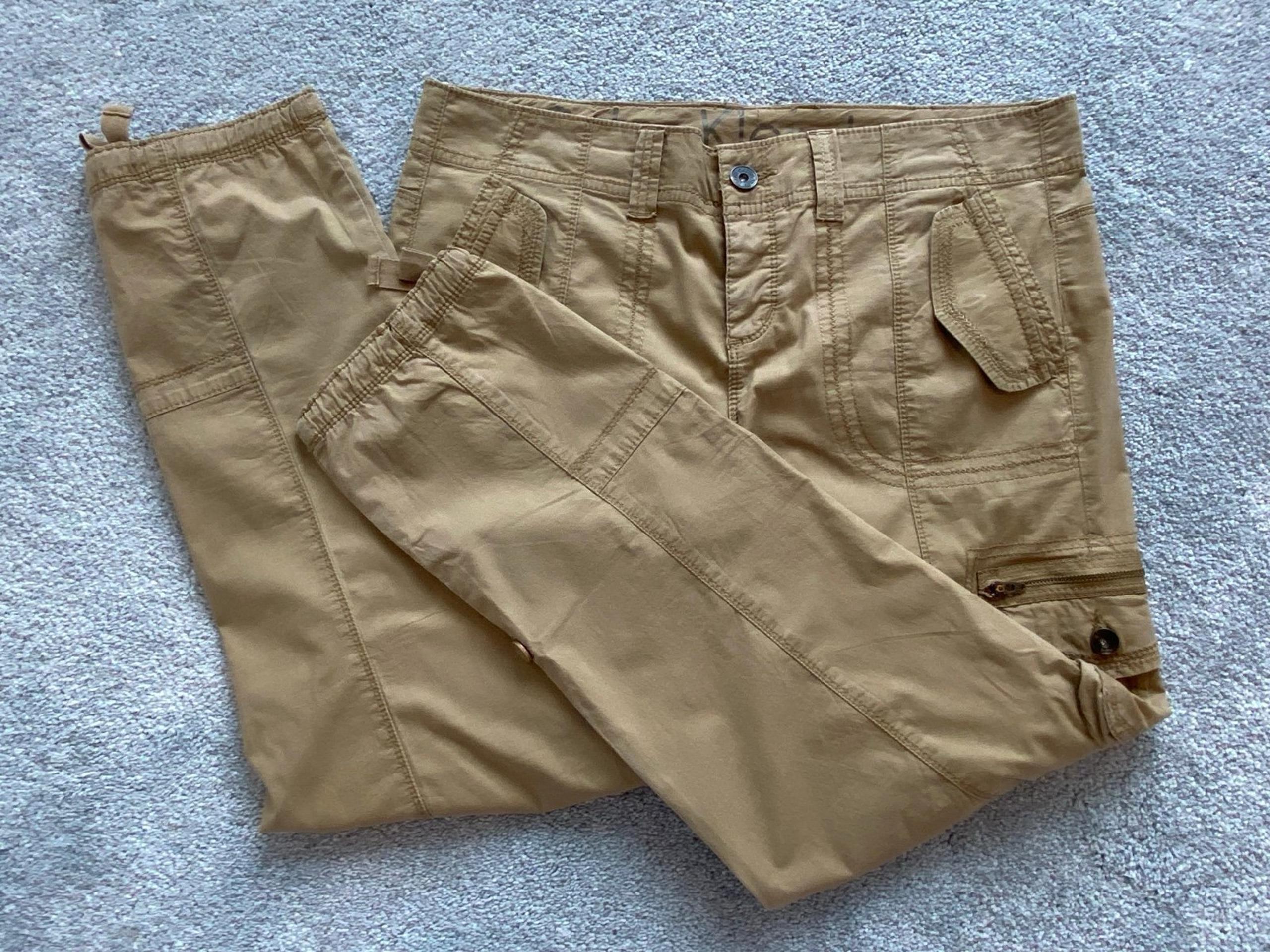 Calvin Klein Cargo Pants, Adjustable Leg, Size 8