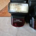 Lot Of 3 Minolta Program 3500 xi 1 Shoe Mount Flash + Leatherette carrying case