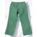 Lands End Womens Green White Gingham Check Capri Pants Pockets Cotton Blend 10