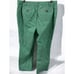 Lands End Womens Green White Gingham Check Capri Pants Pockets Cotton Blend 10