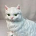 Vintage Porcelain Cat & Kitten Plant Pot | 1980s Scioto Ceramic Persian Kitty