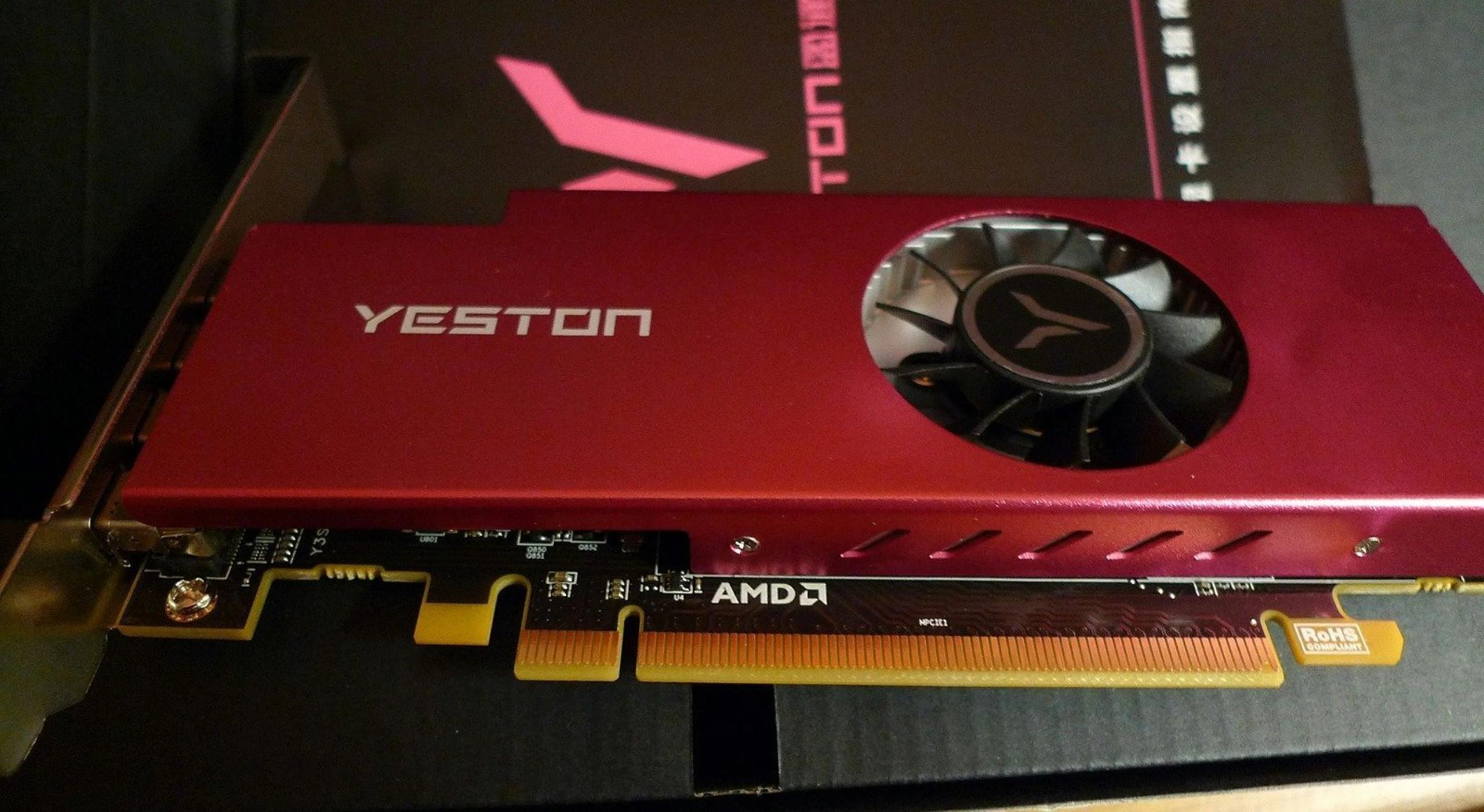 AMD RADEON GPU DDR5 GRAPHICS CARD Yeston R7350 Pro 4Gb Computer Gaming Upgrade