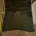 Wren & Glory camouflage scarf / wrap with hand painted peace sign OS NWOT