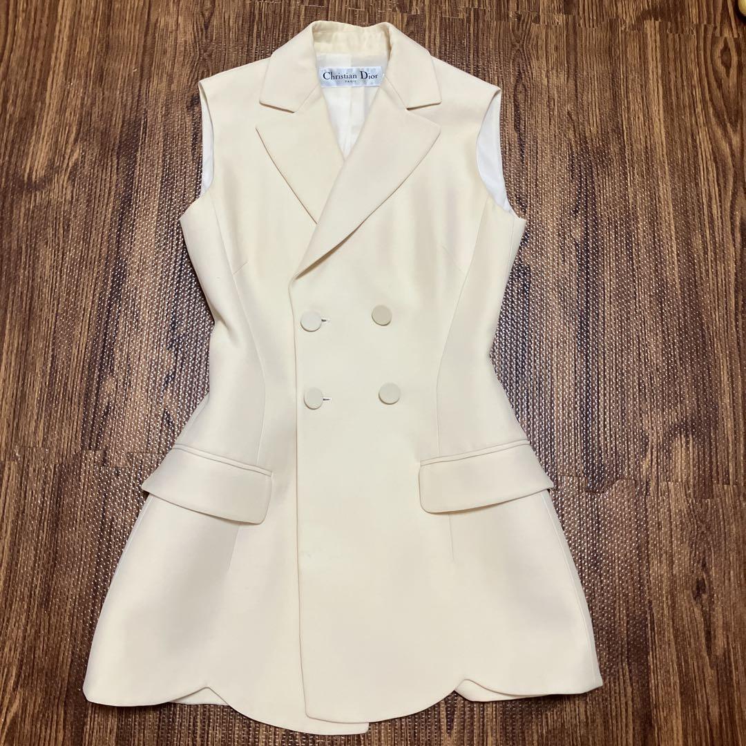 Christian Dior Ivory Vest