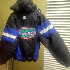 Rare Color Patterns Vintage Starters Florida Gators starter Winter Jacket
