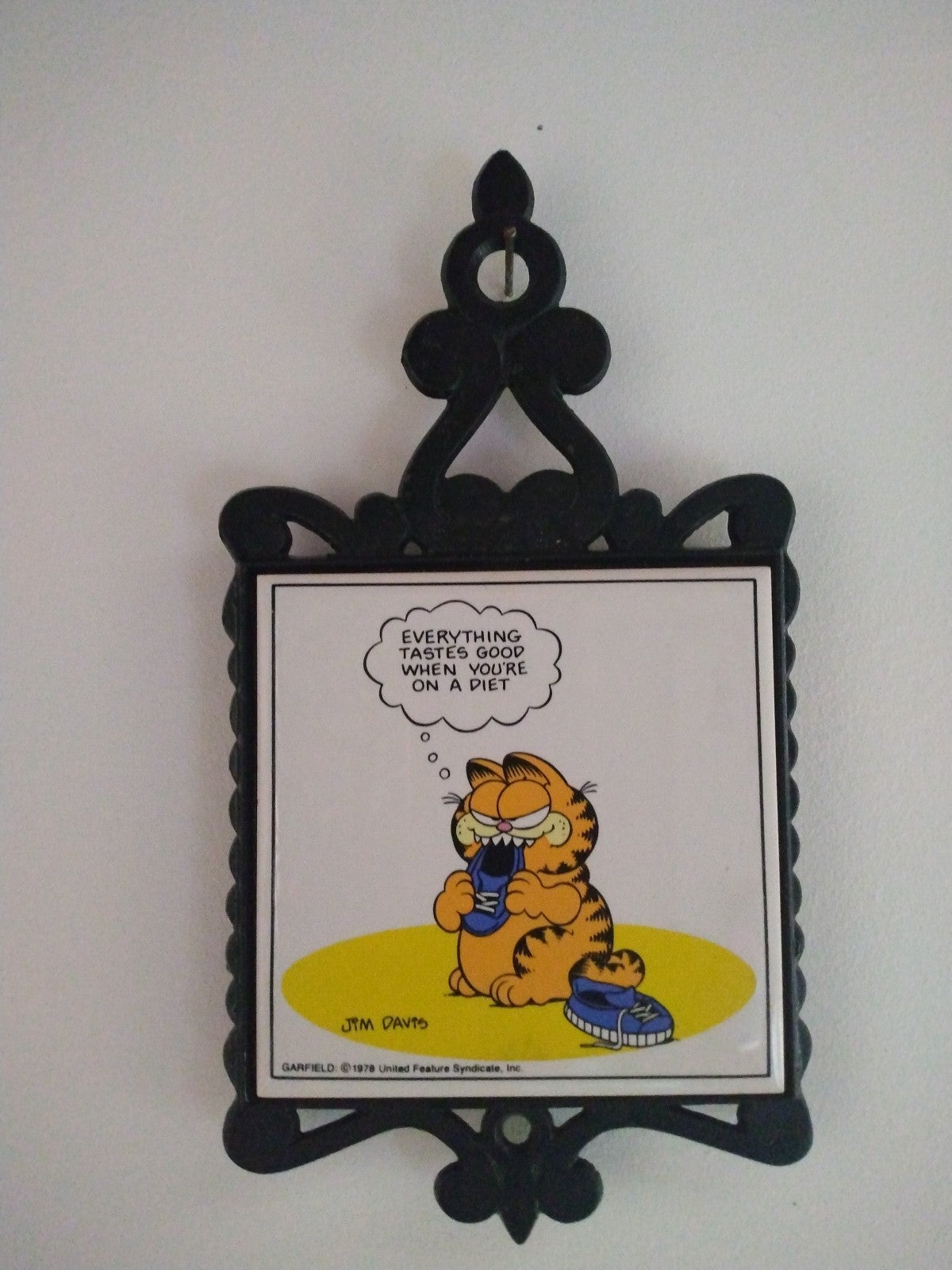 Vintage Garfield spoon rest