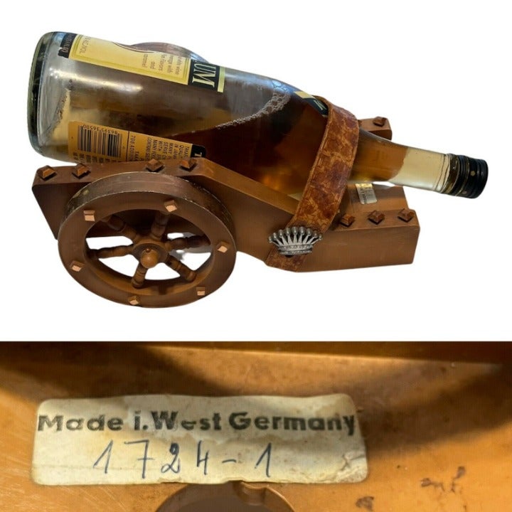 West Germany liquer wine bottle wagon