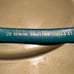 Genuine snake skin teal belt
