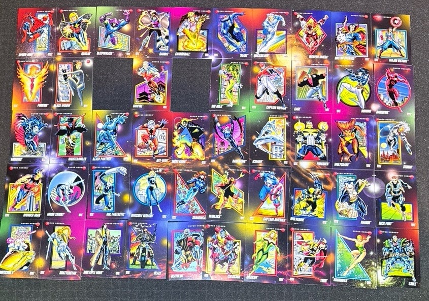 Marvel Universe 1992 broken set