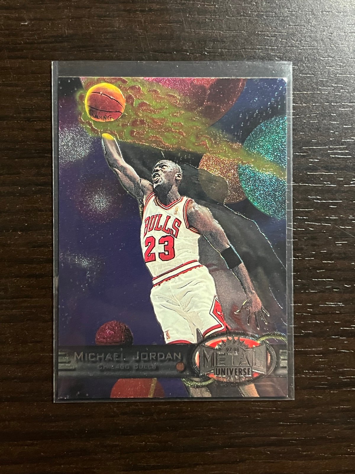 Michael Jordan 1997-98 Metal Universe #23 MJ Chicago Bulls Beauty!