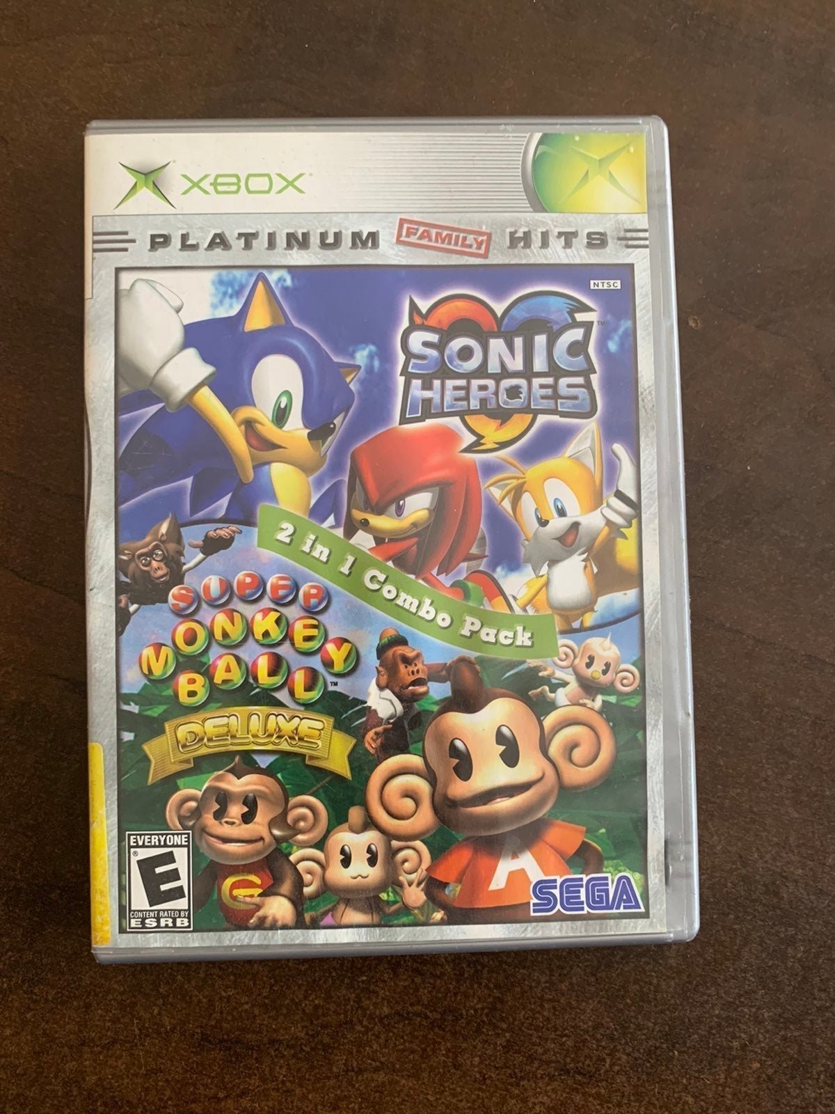 Sonic Heroes Super Monkey Ball Deluxe 2 in 1 Combo Pack Complete