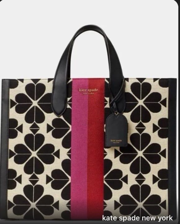 Kate spade large manhattan tote bag