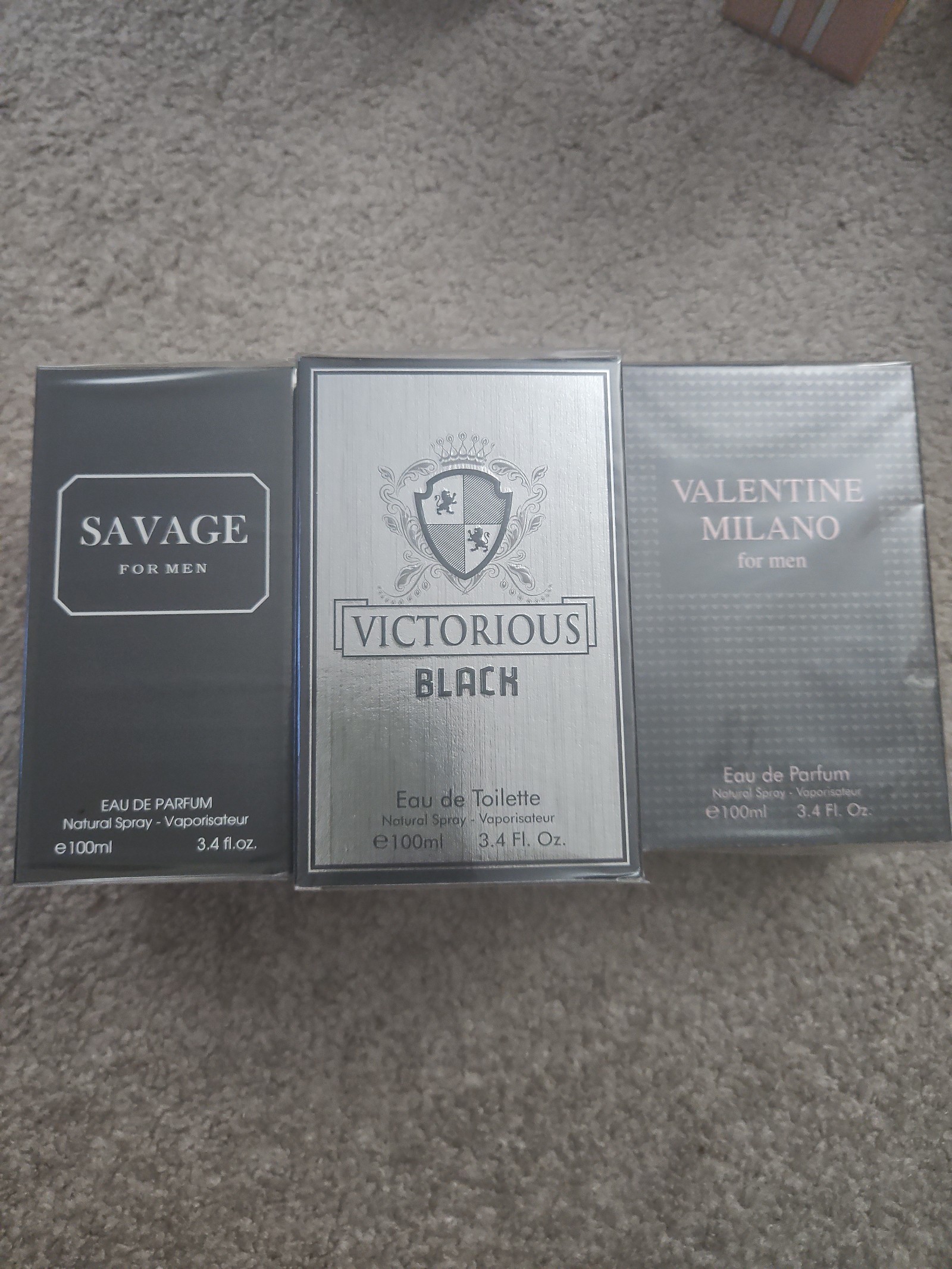 3 Men's Perfume Lot 100ml