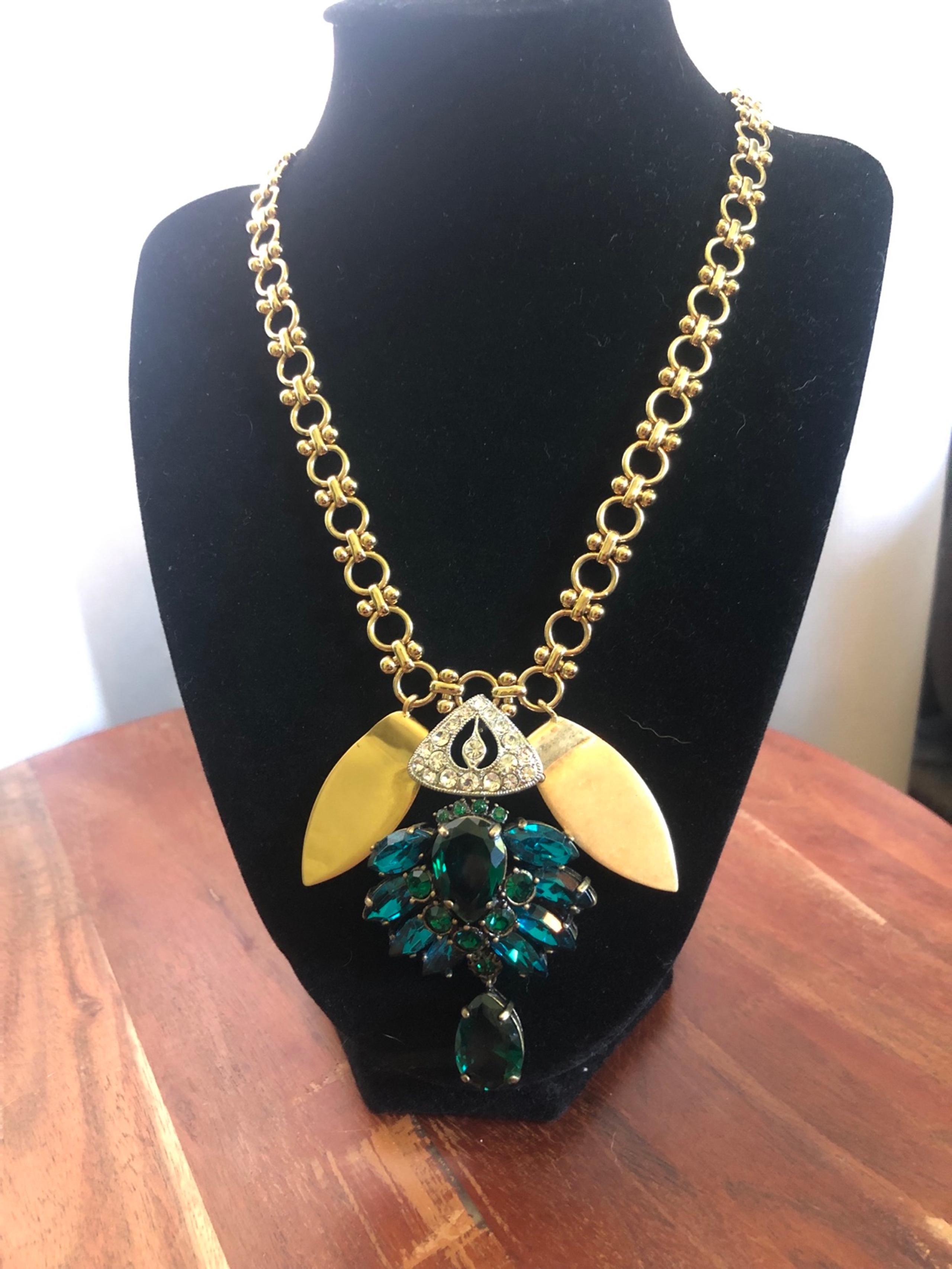 for J. Crew Blue and Gold Necklace - Lulu Frost