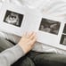 Luxury baby memory book, new parents, grandparents, keepsake record book
