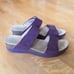 Dansko Maddy Purple Milled Nubuck Leather Women’s Slip-On Wedge size 41