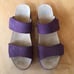 Dansko Maddy Purple Milled Nubuck Leather Women’s Slip-On Wedge size 41