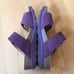 Dansko Maddy Purple Milled Nubuck Leather Women’s Slip-On Wedge size 41