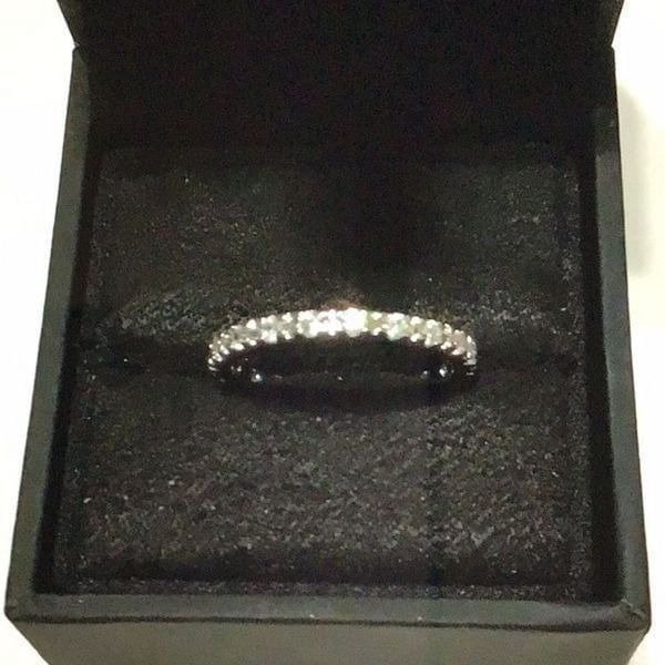 Gorgeous New 1 Ct. Pave Sim Diamond Eternity Band Ring Sz 7
