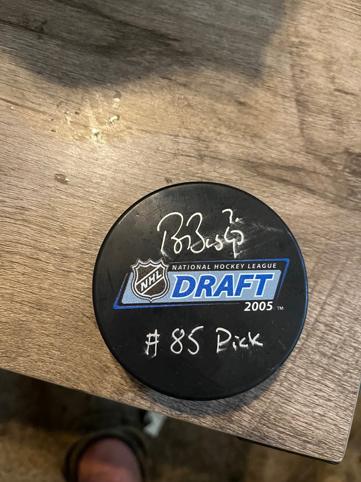 Ben Bishop autographed hockey puck